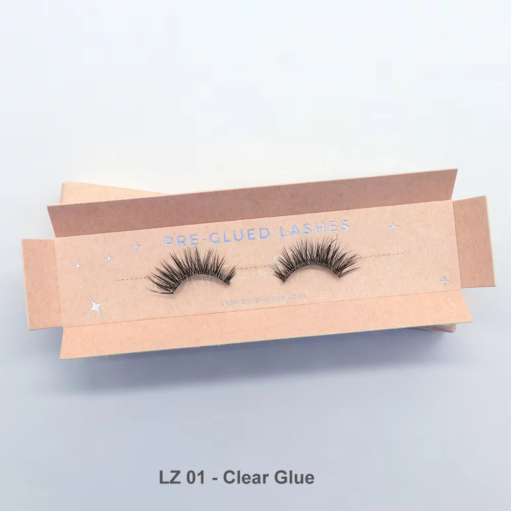 Pre glued lashes