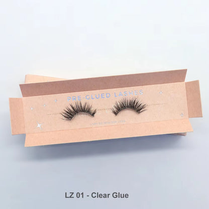 Pre glued lashes