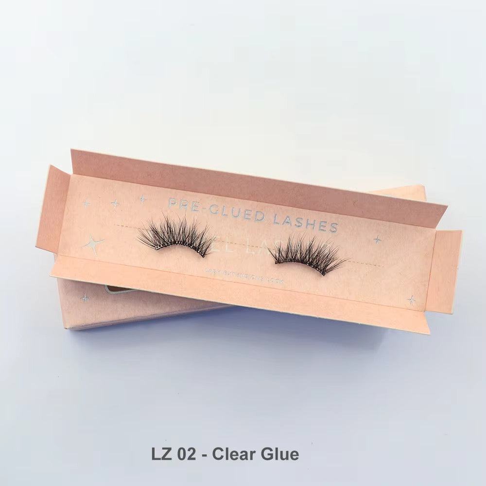 Pre glued lashes