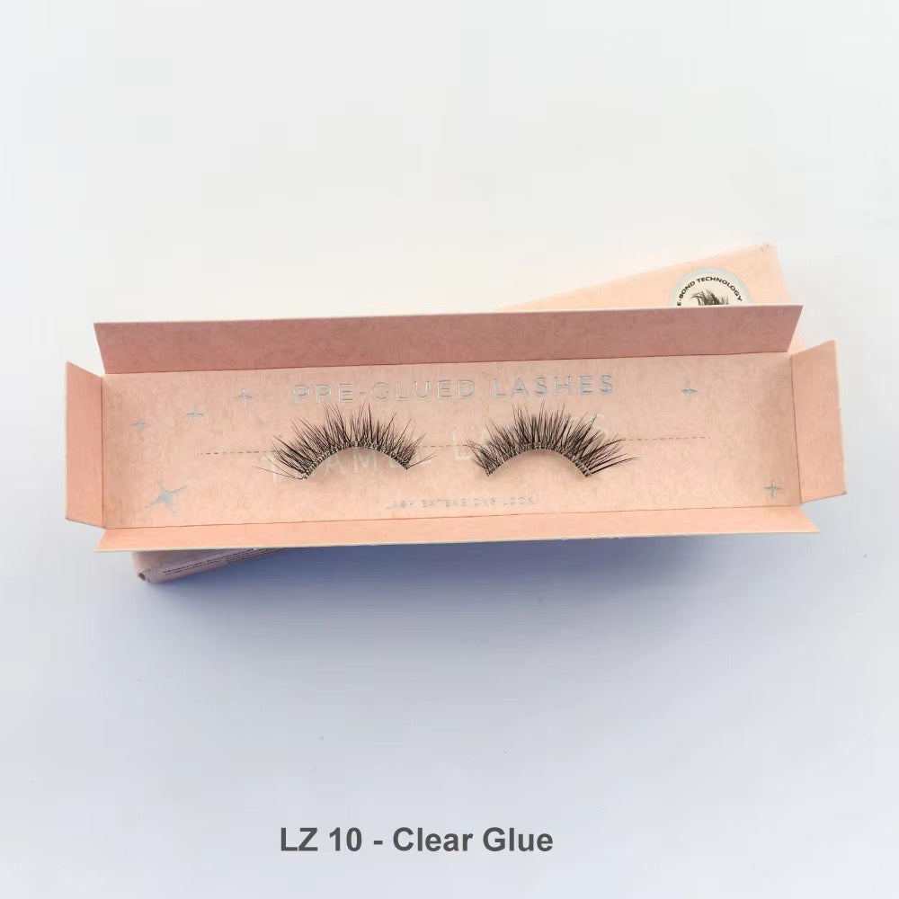 Pre glued lashes