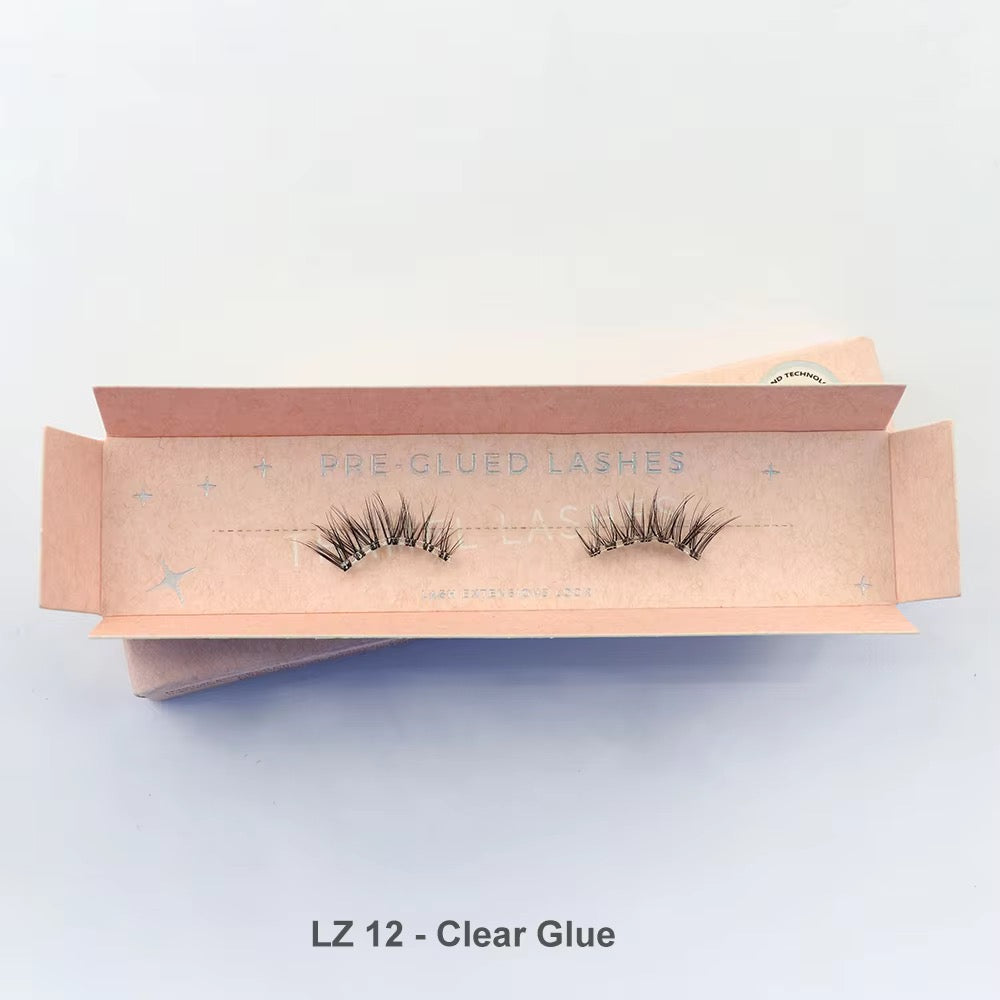Pre glued lashes